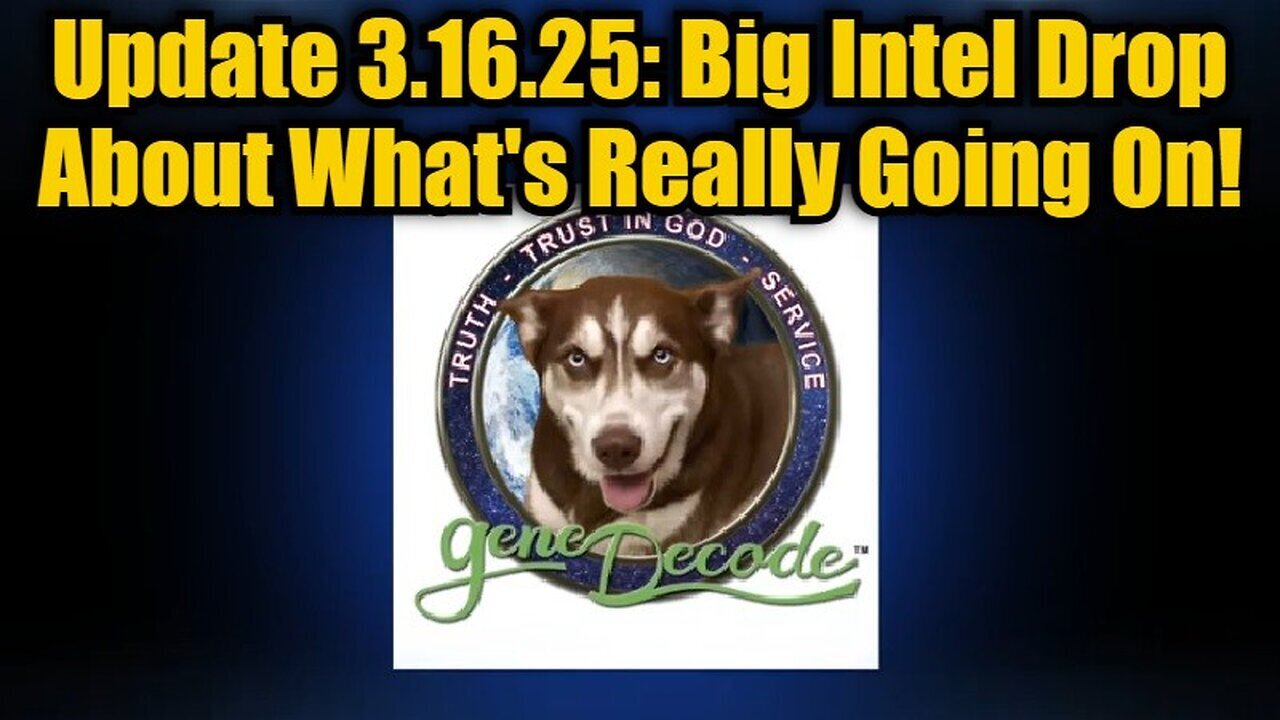 Gene Decode Update: Big Intel Drop About What'S Really Going On & How ...
