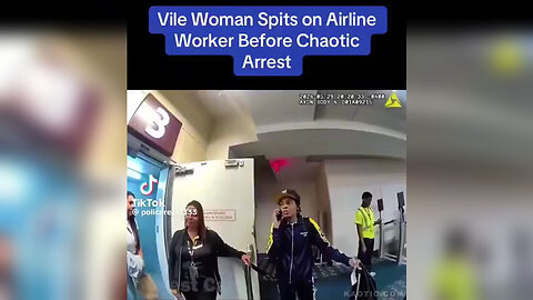 Vile Ratchet Spits at Airport Workers