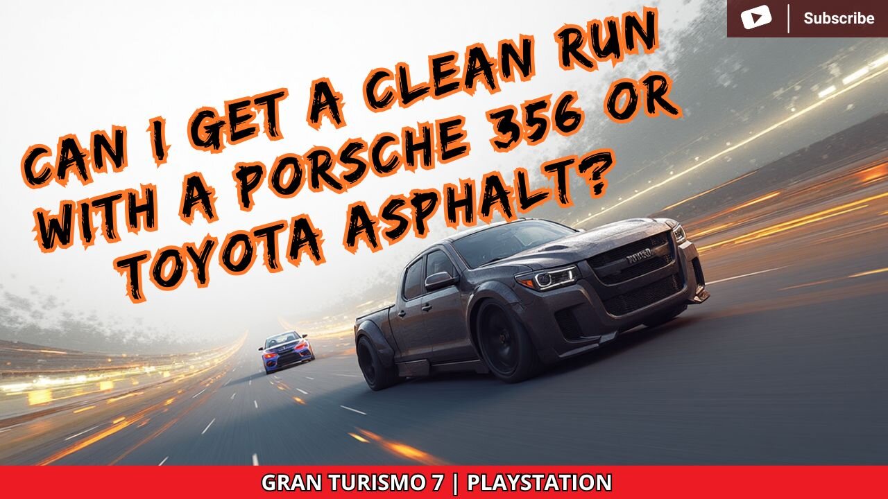 CAN I GET A CLEAN RACE WITH A PORSCHE 356 OR A TOYOTA ASPHALT? | GT7 PLAYSTATION