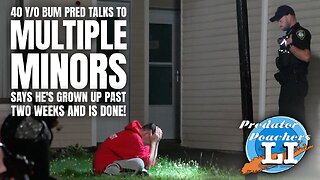 40 y/o Bum Pred Talks To Multiple Minors Says He's Grown Up Past Two Weeks And Is Done! (Canton, CT)