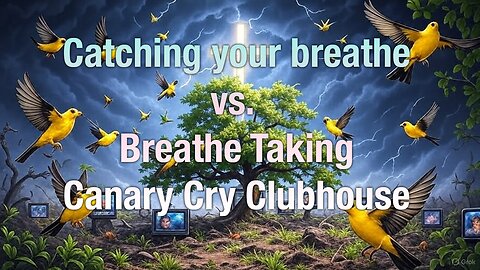 Catching your breathe vs Breathe Taking - Canary Cry Clubhouse