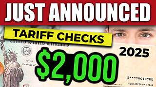 Trump Announces $2000 Tariff Dividend Checks to Low-Income Americans