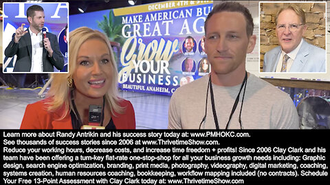 West Coast Arborist Founder | Founder of $300,000,000 Per Yr. | Tree Removal Business, Patrick Mahoney, "I've been in business 53 years I learn more these two days then I did my whole career I think." + Eric Trump Full Speech 12/4/25