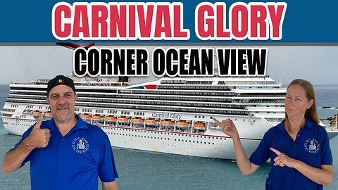 Carnival Glory Corner Ocean View Cabin 2477 | Tall Man's Cruise Adventures
