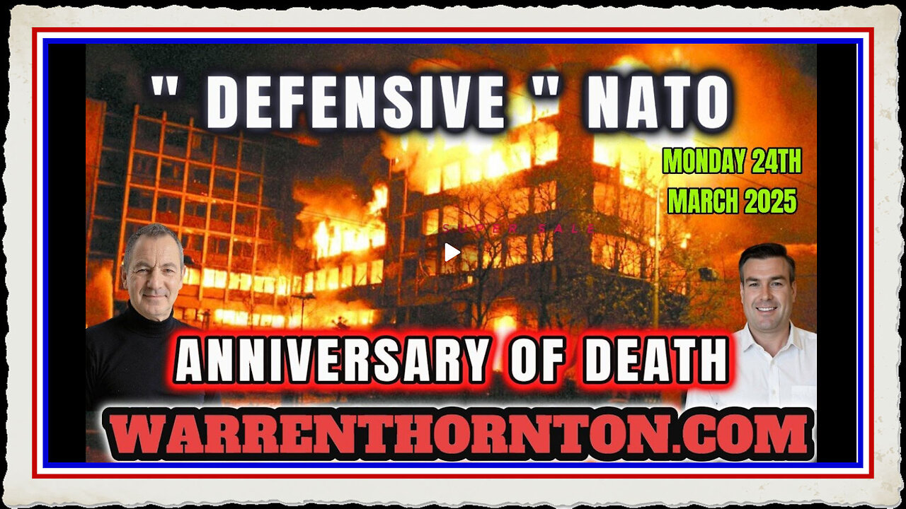 DEFENSIVE NATO ANNIVERSARY OF DEATH WITH WARREN THORNTON PAUL BROOKER