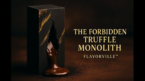 The Forbidden Truffle Monolith | Dark Luxury Awakens | FlavorVille™
