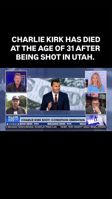 Captioned - Charlie Kirk passed away today 🙏