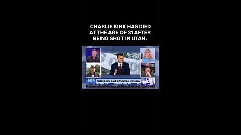 Captioned - Charlie Kirk passed away today 🙏