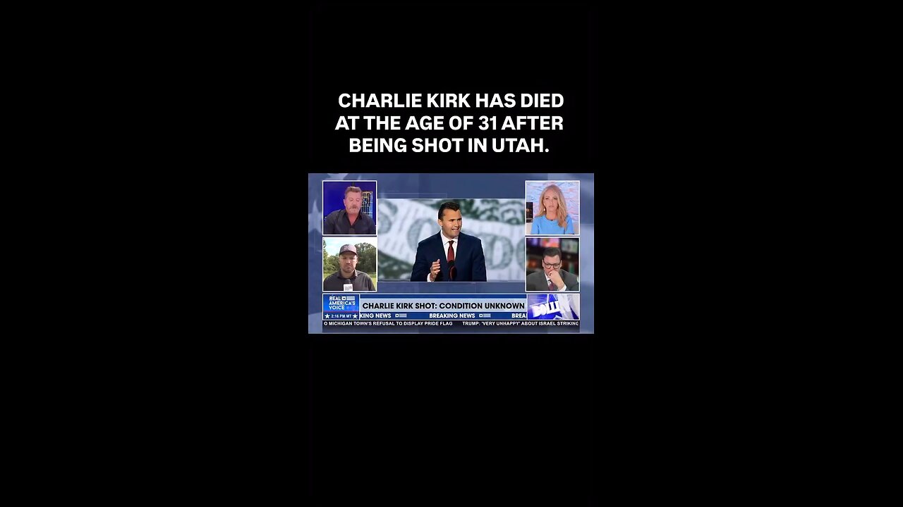 Captioned - Charlie Kirk passed away today 🙏