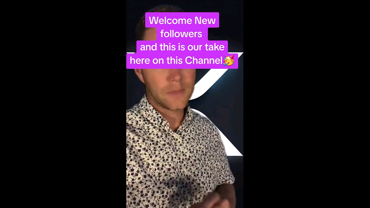 Welcome New followers and this is our take here on this Channel🥳