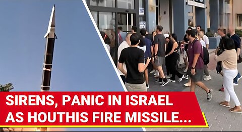 Israel Under Attack: Houthis Fire Missile From Yemen, Panicked Israelis Rush To Shelters