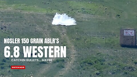 Trying to capture 150 grain ABLR'S in water jugs.