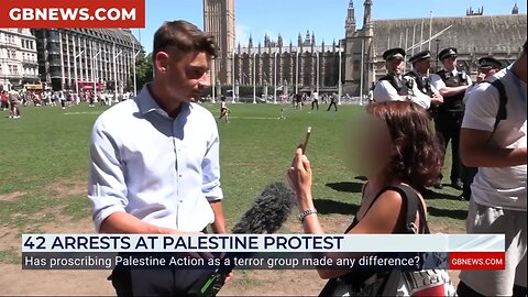 42 Arrests at Palestine Action Protest_Chaos, Hamas Supporters & Abuse in Westminster_Ben Leo.mp4