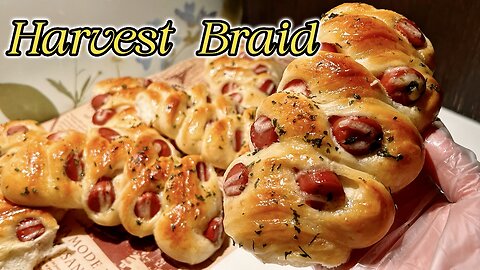 Super Yummy Sausage Harvest Braid 🌭✨ | Soft & Chewy Pull-Apart Bread Recipe | Beginner Friendly !