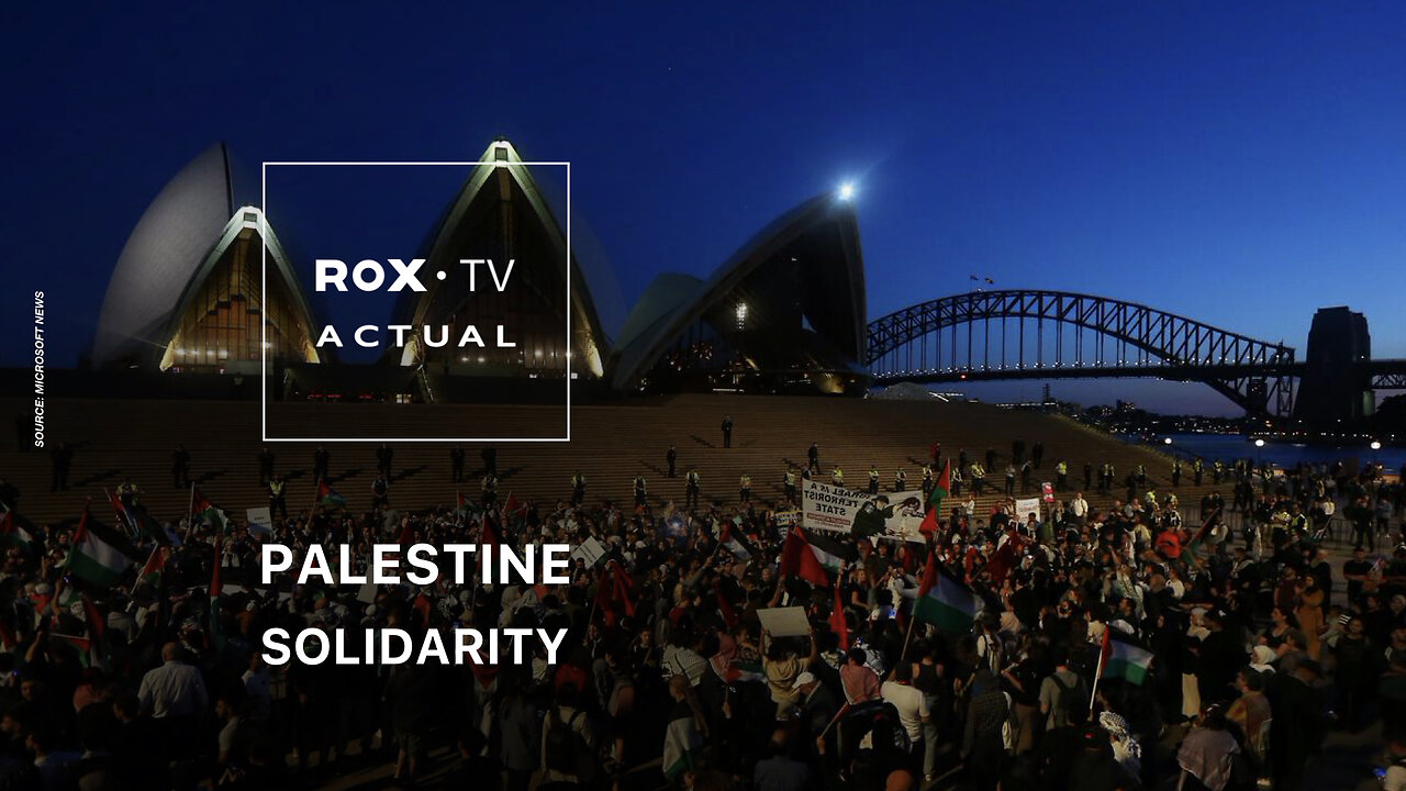 ROX• TV | Tens of thousands march across Australia in support of Palestinians
