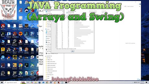 Live Learn - Java Programming Intro (Arrays and Swing Library)