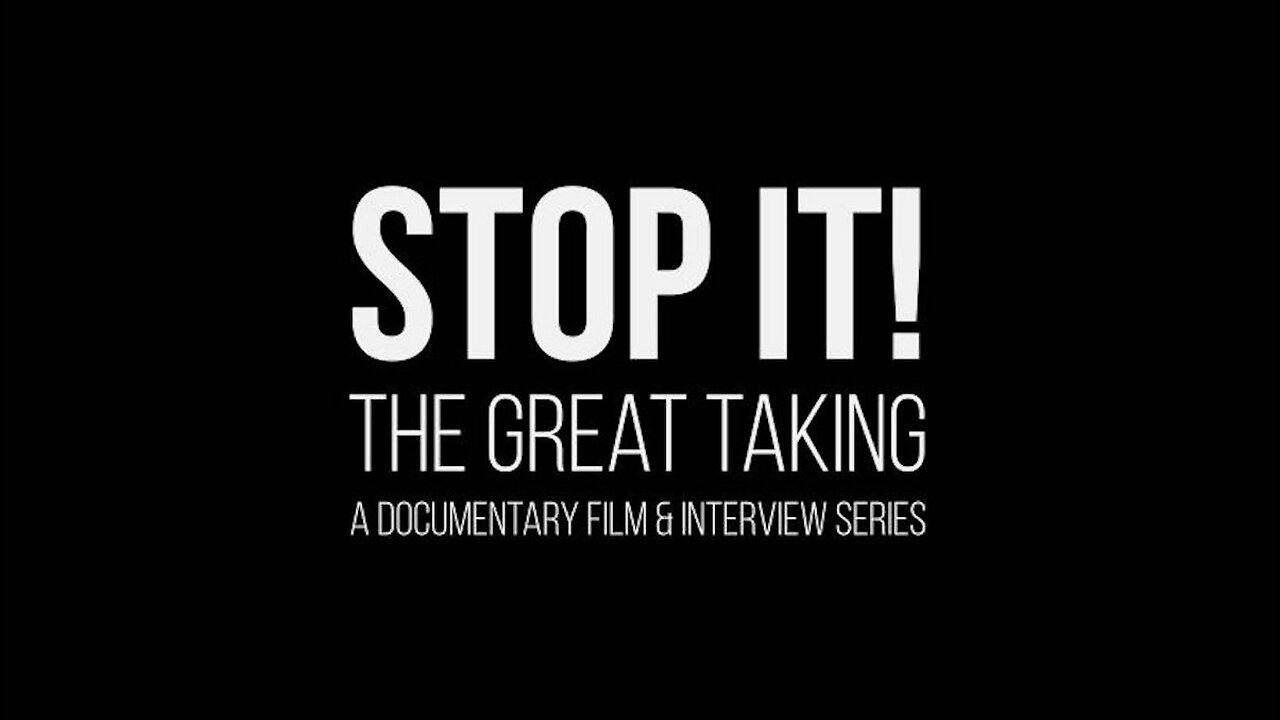 Financial Illumination: Stop it! The Great Taking