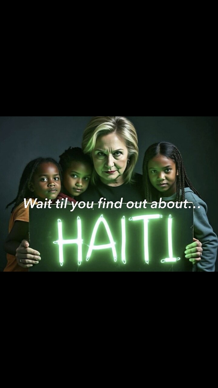 Haiti Child Sex Trafficking = Black Adrenochrome!!!