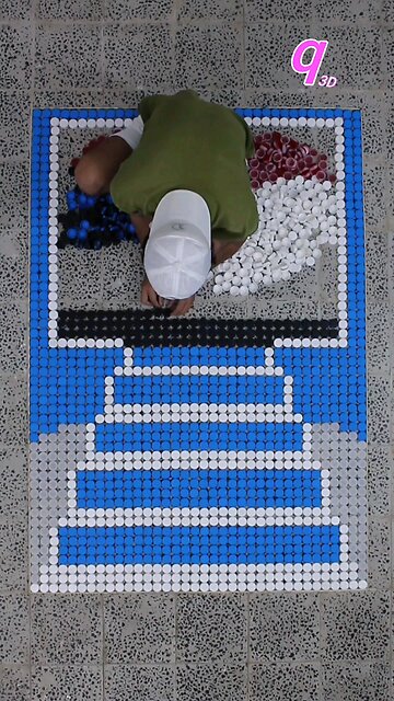 Impossible! This is Yemen Flag?! 🇾🇪😱 #3d #3dart #art #yemen #qamhani