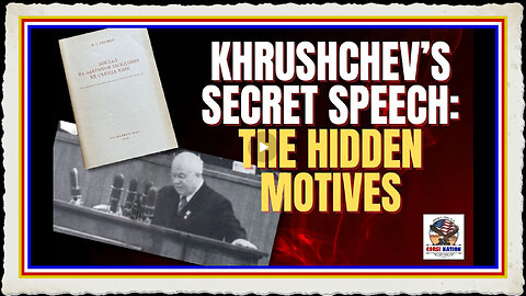 Khrushchev’s Secret Speech The Hidden Motives