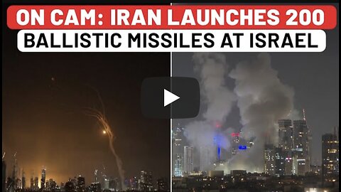 Iran Ballistic Missiles Slam Into Israel As Tehran Fires 2nd round Projectiles In Huge Revenge; Casualties