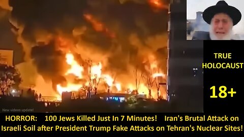 HORROR: 100 Jews Killed Just In 7 Minutes! Iran's Brutal Attack on Israeli Soil after President Trump Fake Attacks on Tehran's Nuclear Sites. 18+
