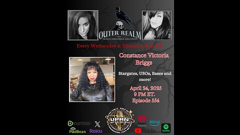 The Outer Realm - Star Gates, USOs, Hidden Bases with Constance Victoria Briggs