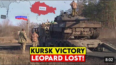 Kursk Breakthrough—Russia Captures NATO’s Million Dollar Leopard Tank as Trophy!