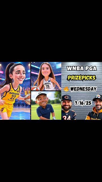 😈 PRIZEPICKS WNBA WEDNESDAY | 🏀 WNBA PLAYER PROPS | 🏌️‍♂️PGA PROPS | 🏀 WNBA Picks Today 7/16