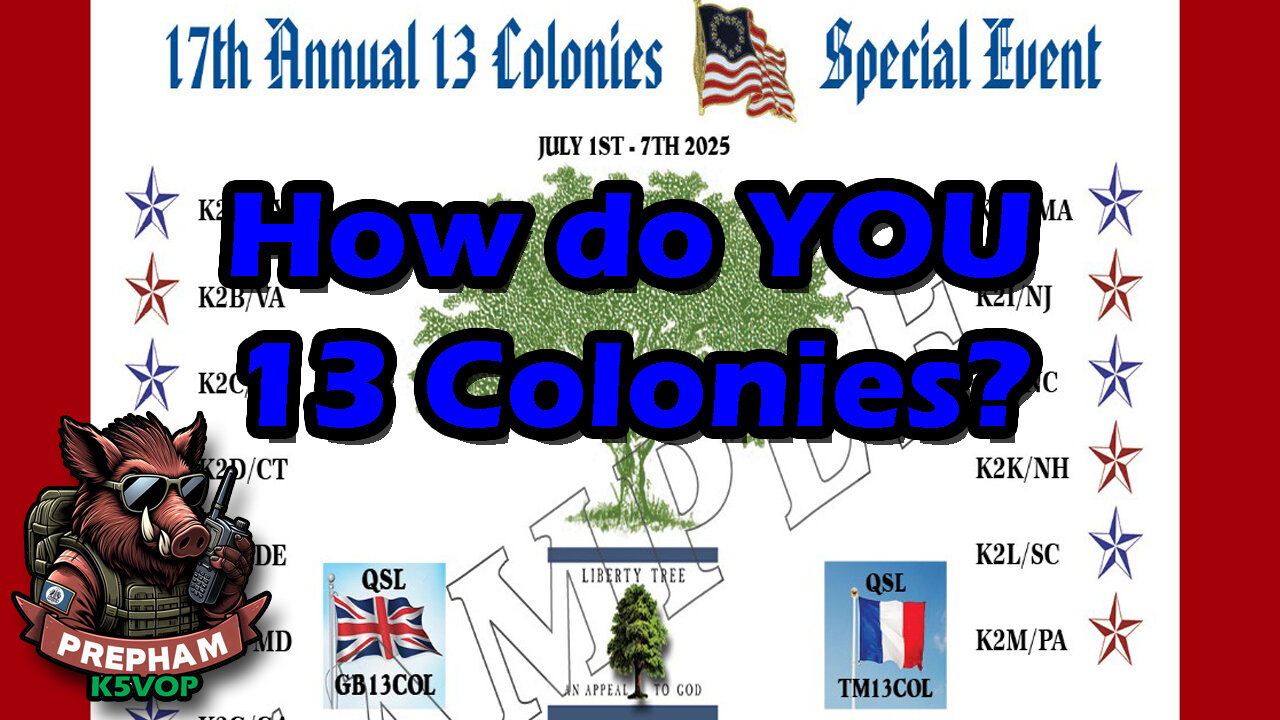 What is the 13 Colonies Event??
