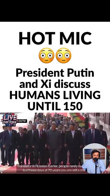 HOT MIC catches WILD conversation between President Xi and Putin
