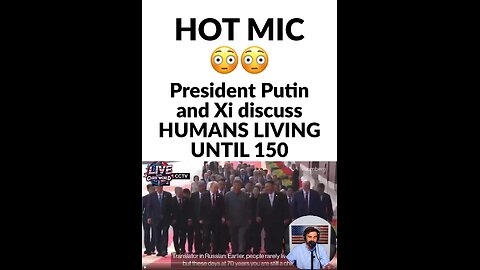 HOT MIC catches WILD conversation between President Xi and Putin