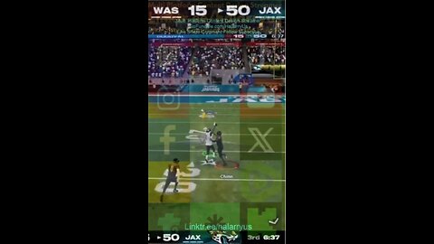 1 Play Score JAX 57 vs WAS 15 #AllMadden #Madden25 #NFLmadden #madden
