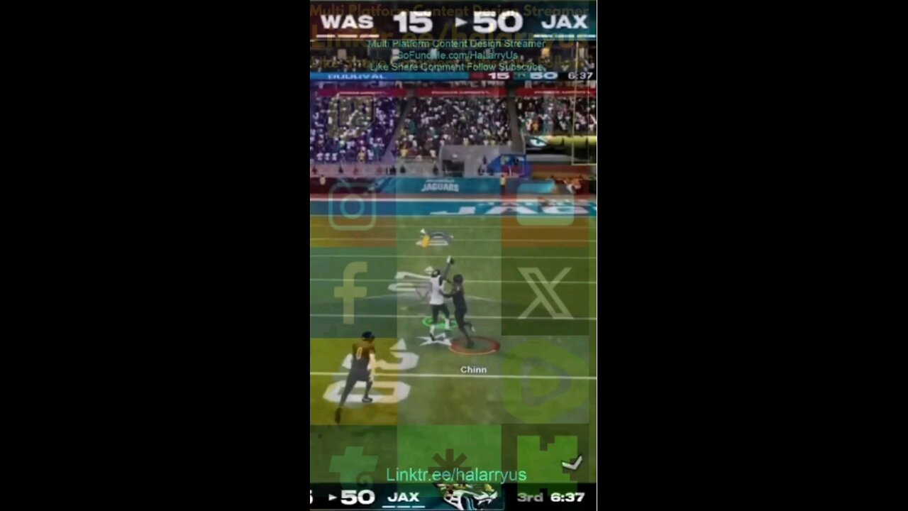 1 Play Score JAX 57 vs WAS 15 #AllMadden #Madden25 #NFLmadden #madden