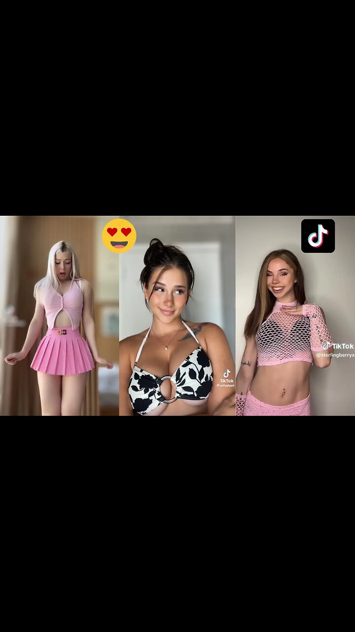 Hot cute girls dancing, no panties compilation