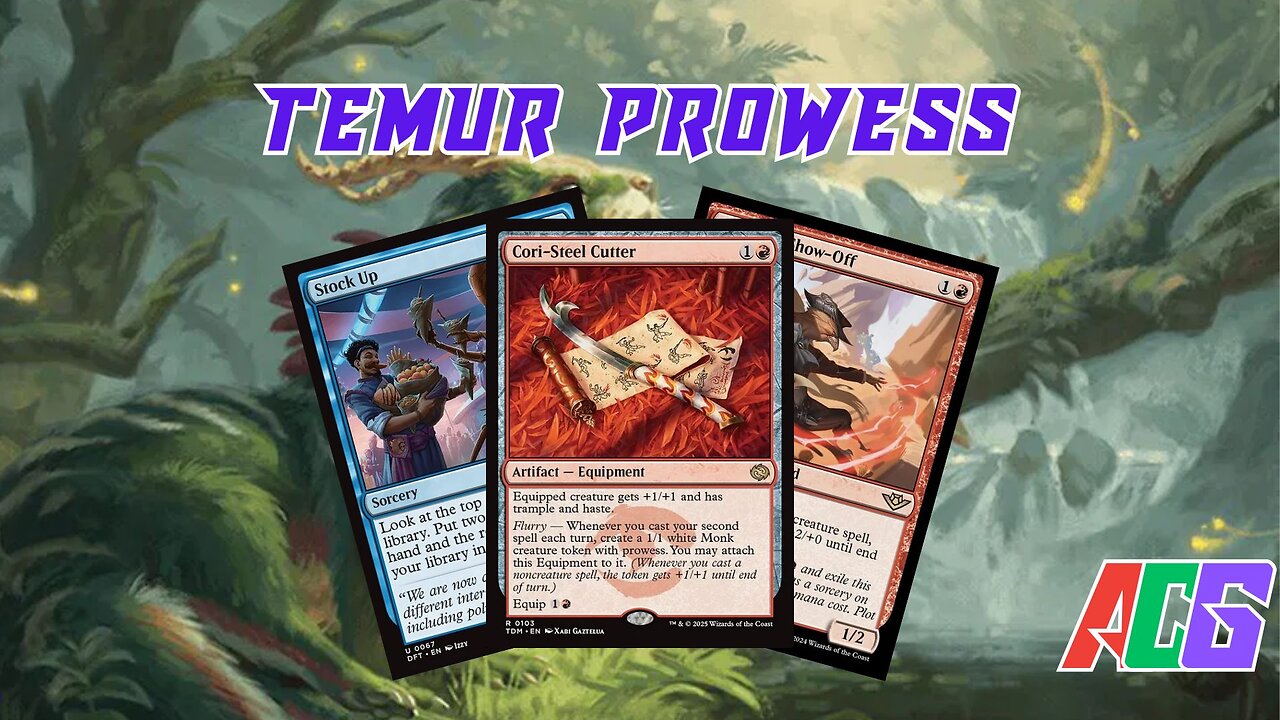 Temur Prowess | Magic the Gathering Arena | Tarkir Dragonstorm | Standard Gameplay