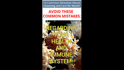 10 common mistakes about cleansing and care for health