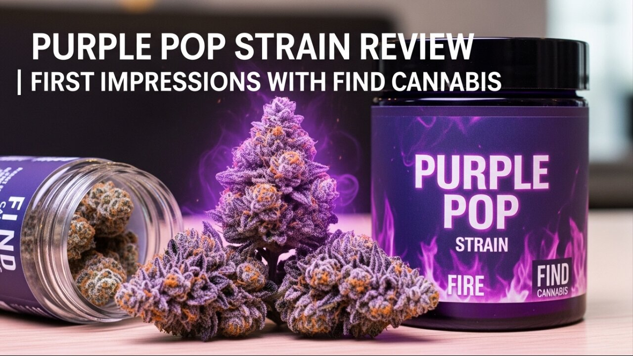 🔥 Purple Pop Strain Review | First Impressions with FIND Cannabis 🔥