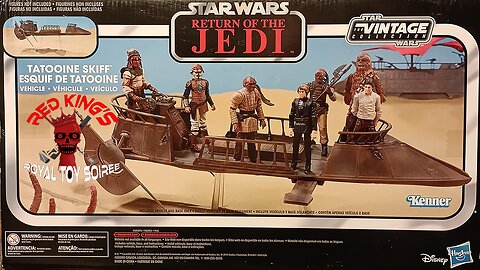 Kenner Jabba's Skiff on Tatooine at the Sarlacc pit with Luke & friends