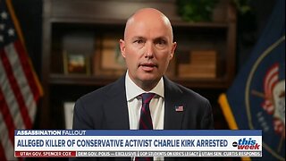 Gov Cox: Kirk Alleged Assassin Was Indoctrinated With Leftist Ideology