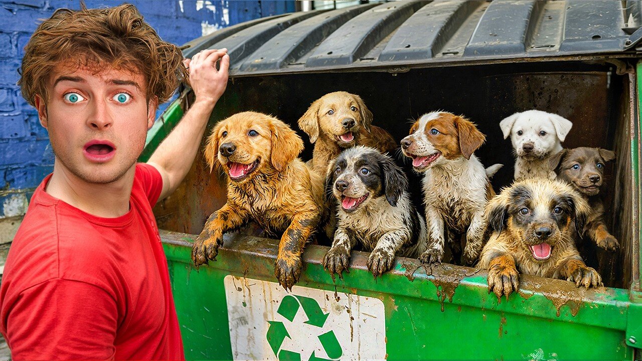 I Found 10 Lost Puppies in a Dumpster!