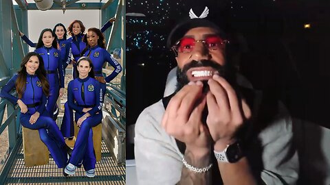 Fousey Claims Blue Origin's All Women Space Flight was Fake: "Katy Perry is Illuminati"