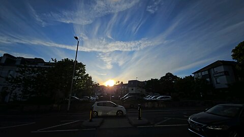 The sun is doing a dance
