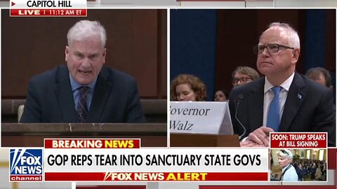 🚨 Rep Tom Emmer EVISCERATED Tampon Tim Walz to His Face about lying about his support for Illegals