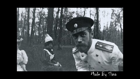 Nicholas The Second Romanov Posing In Front Of The Camera Like A Small Boy