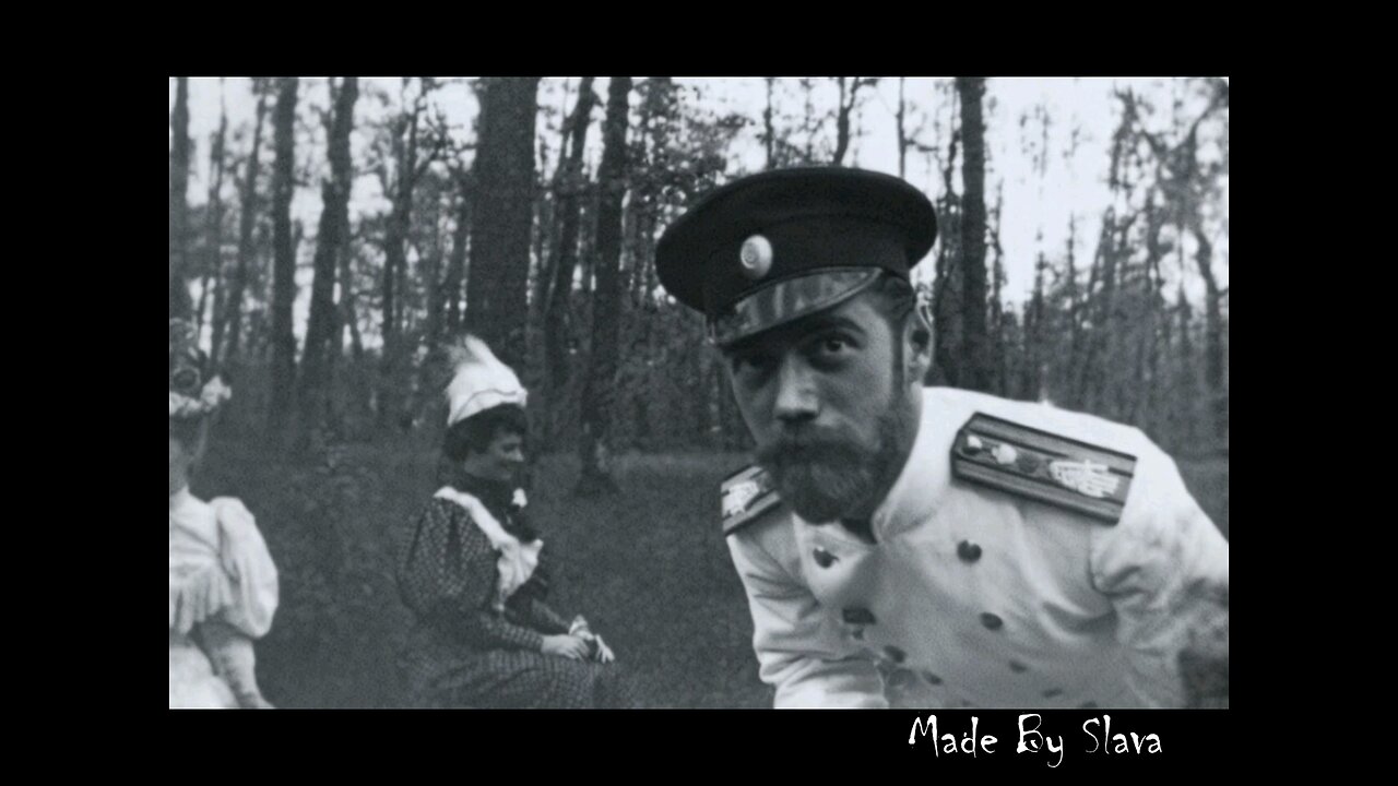 Nicholas The Second Romanov Posing In Front Of The Camera Like A Small Boy