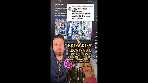 #ErikaKirk Received a Neck Threat from the Ukrainian Forces 👀