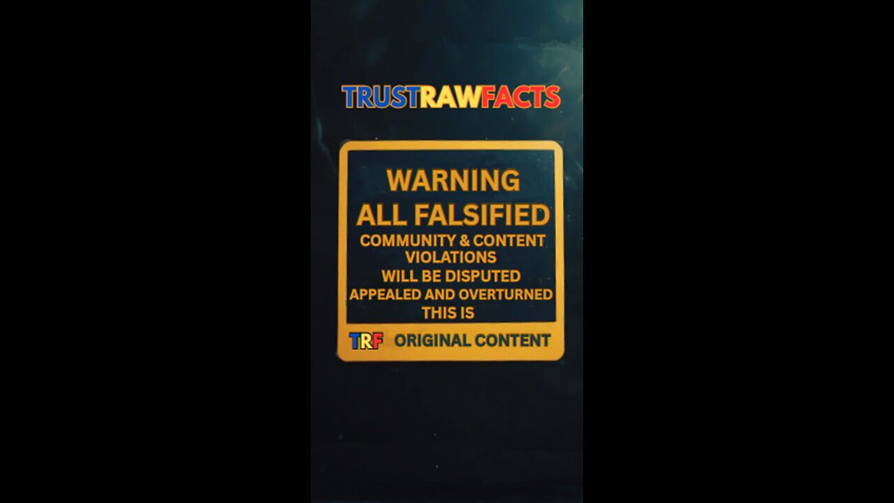 TRF - ORIGINAL CONTENT 'WARNING STICKER' - TRF DISAVOWS SOCIAL MEDIA B.S!