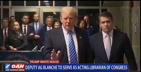 DEPUTY AG BLANCHE TO SERVE AS ACTING LIBRARIAN OF CONGRESS