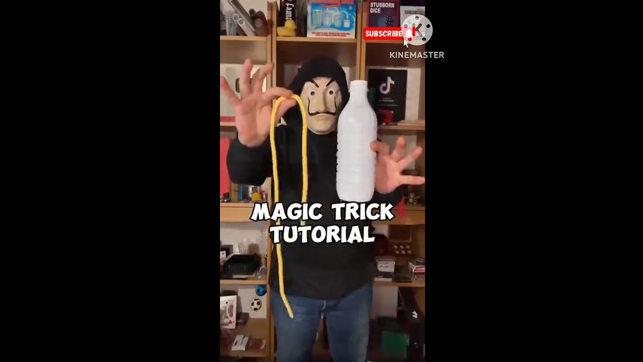 ROPE and BOTTLE MAGICTRICK🤯#magic#trick#tutorial